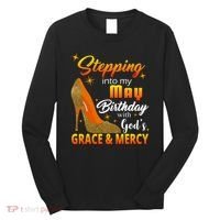 Stepping Into My May Birthday With God's Grace And Mercy Long Sleeve Shirt thumb 0