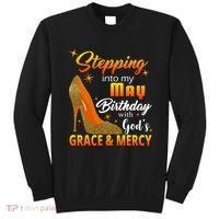 Stepping Into My May Birthday With God's Grace And Mercy Sweatshirt thumb 0