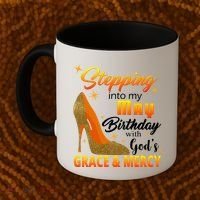 Stepping Into My May Birthday With God's Grace And Mercy Coffee Mug thumb 2