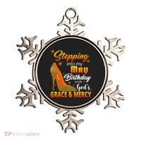 Stepping Into My May Birthday With God's Grace And Mercy Ornament thumb 0