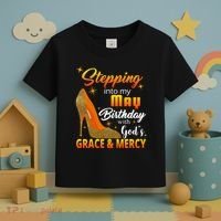 Stepping Into My May Birthday With God's Grace And Mercy Toddler T-Shirt thumb 3