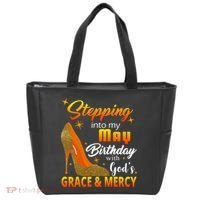 Stepping Into My May Birthday With God's Grace And Mercy Tote Bag thumb 0