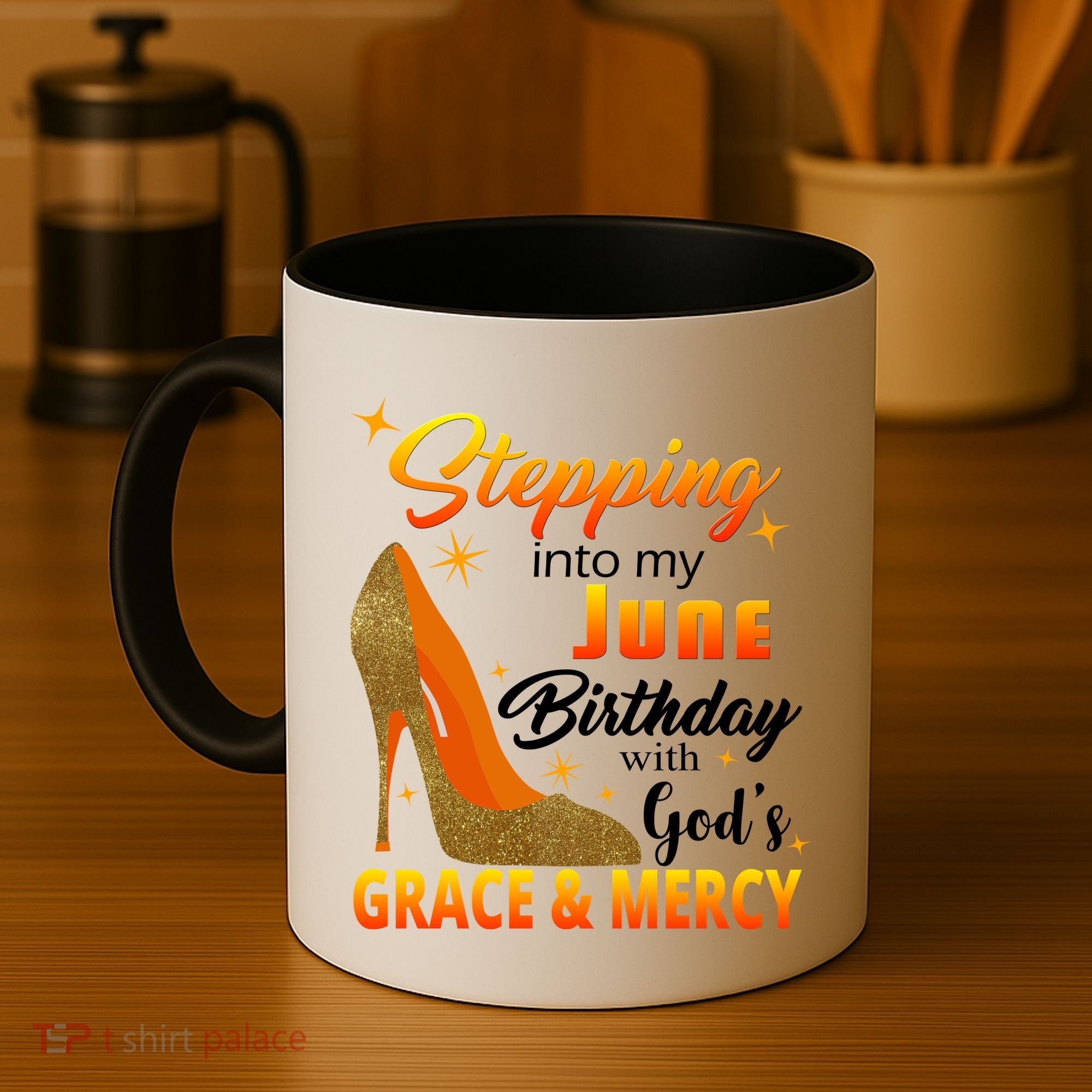 Stepping Into My June Birthday With God's Grace And Mercy Coffee Mug
