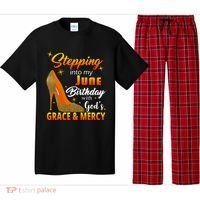Stepping Into My June Birthday With God's Grace And Mercy Pajama Set thumb 0