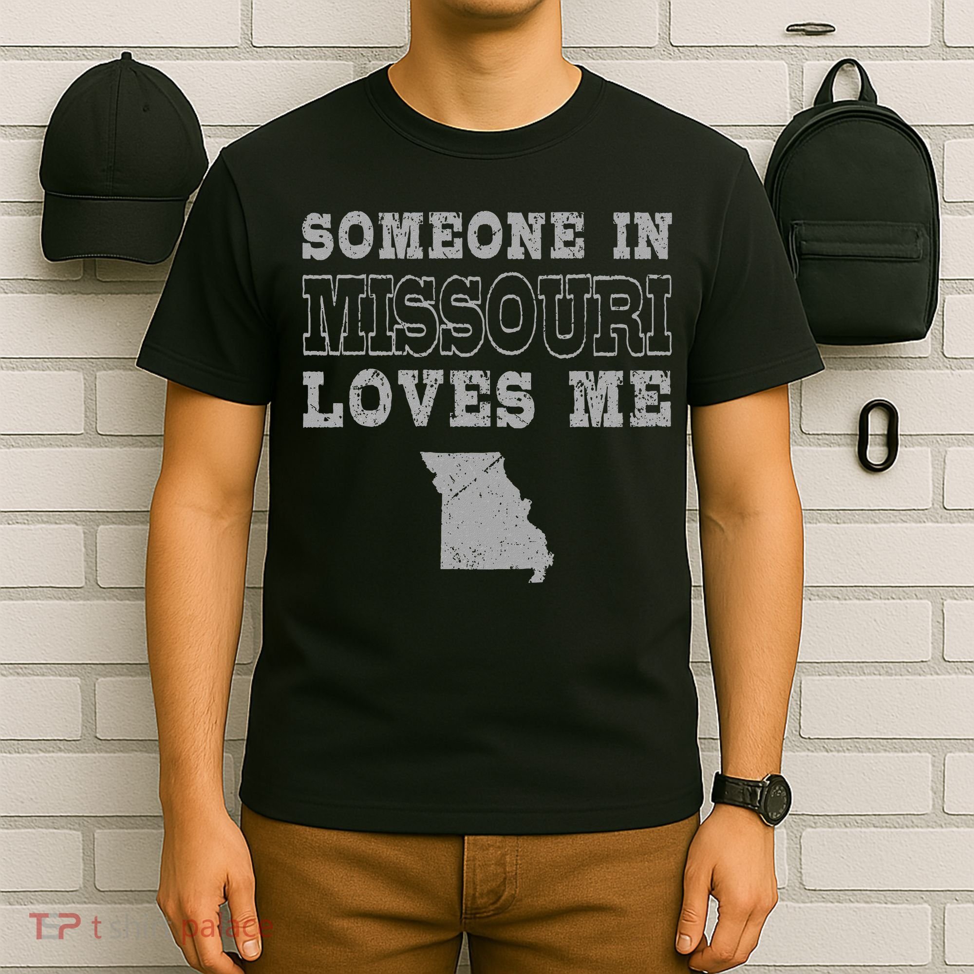 Someone In Missouri Loves Me Vintage Us State T-Shirt