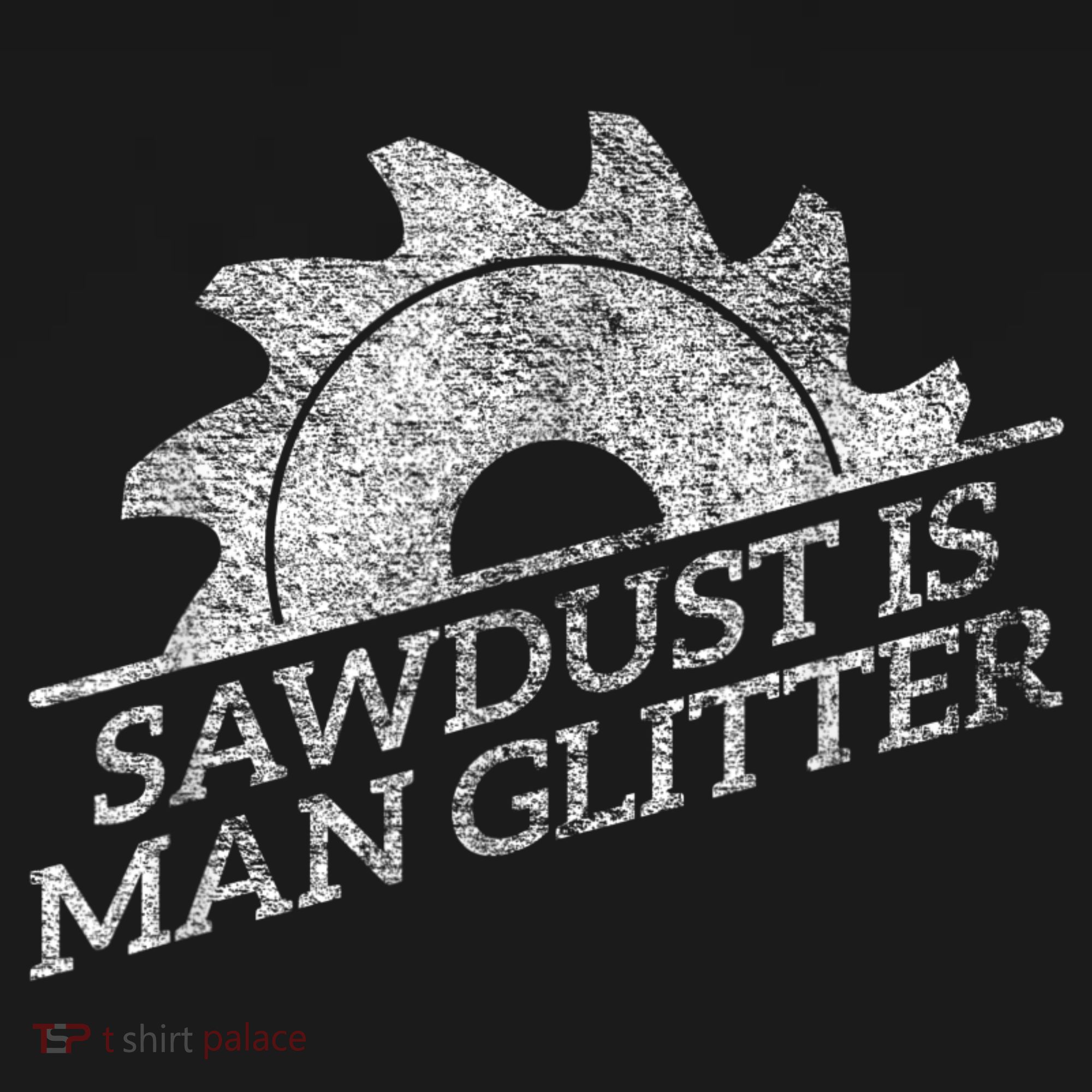 SAWDUST IS MAN GLITTER LUMBERJACK WOOD WORKER CARPENTER Women's Long Sleeve Shirt