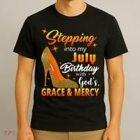 Stepping Into My July Birthday With God's Grace And Mercy T-Shirt thumb 3