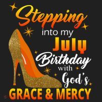 Stepping Into My July Birthday With God's Grace And Mercy Beanie thumb 2