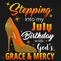 Stepping Into My July Birthday With God's Grace And Mercy Women's Hoodie thumb 2