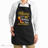 Stepping Into My 95th Birthday Gift Women 95 Year Old Apron thumb 2