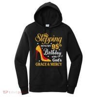 Stepping Into My 95th Birthday Gift Women 95 Year Old Women's Hoodie thumb 0