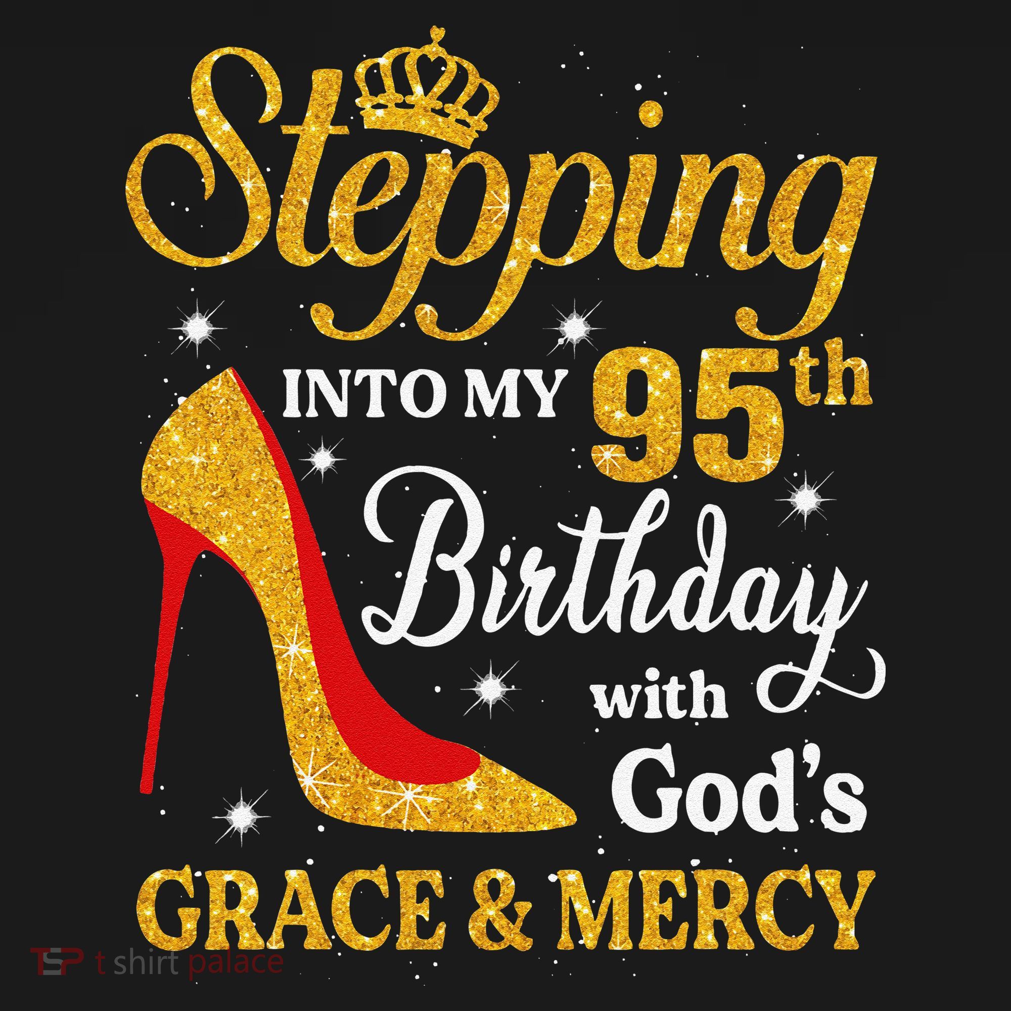 Stepping Into My 95th Birthday Gift Women 95 Year Old Baby Bodysuit