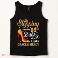 Stepping Into My 95th Birthday Gift Women 95 Year Old Tank Top thumb 2
