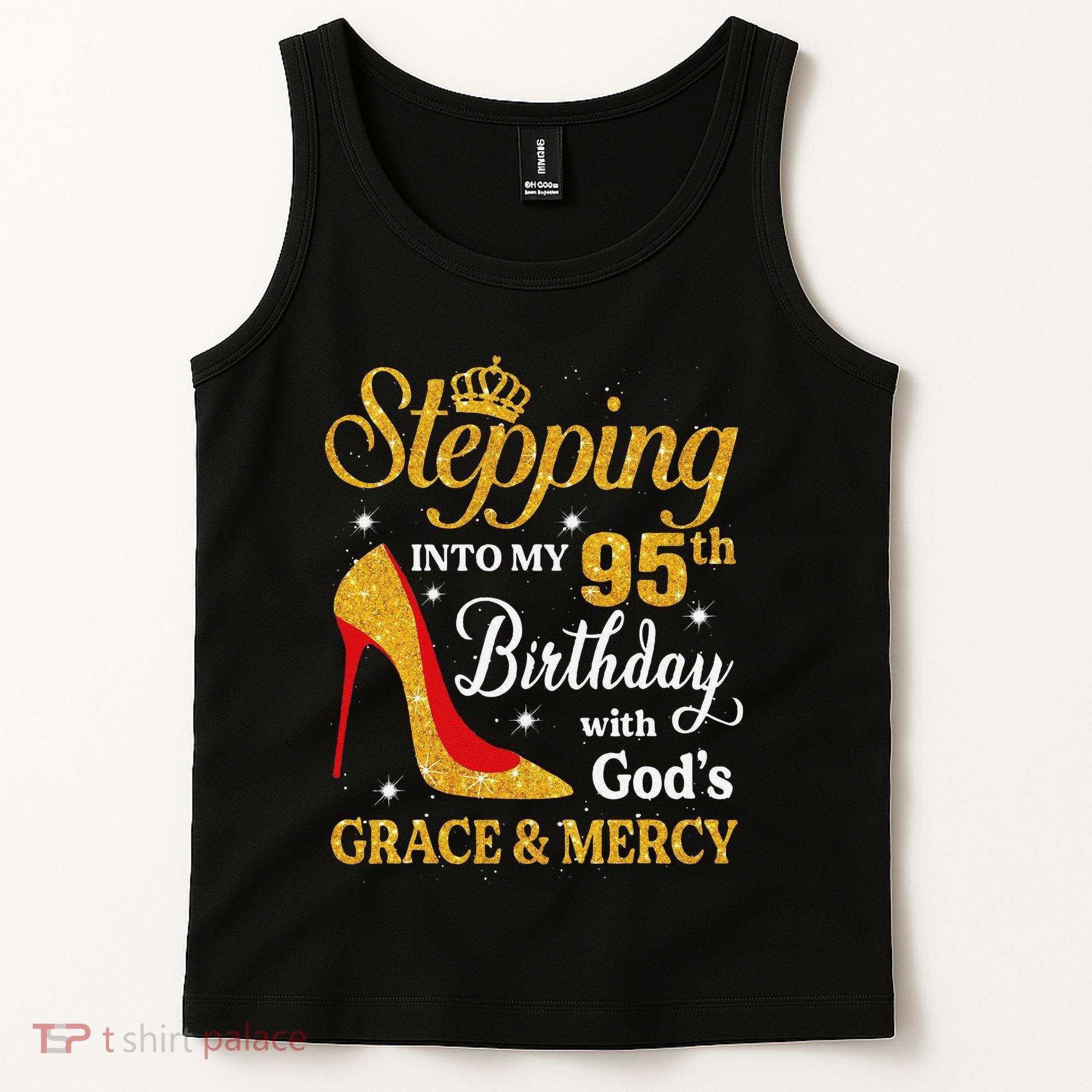 Stepping Into My 95th Birthday Gift Women 95 Year Old Tank Top