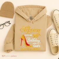 Stepping Into My 95th Birthday Gift Women 95 Year Old Hoodie thumb 4