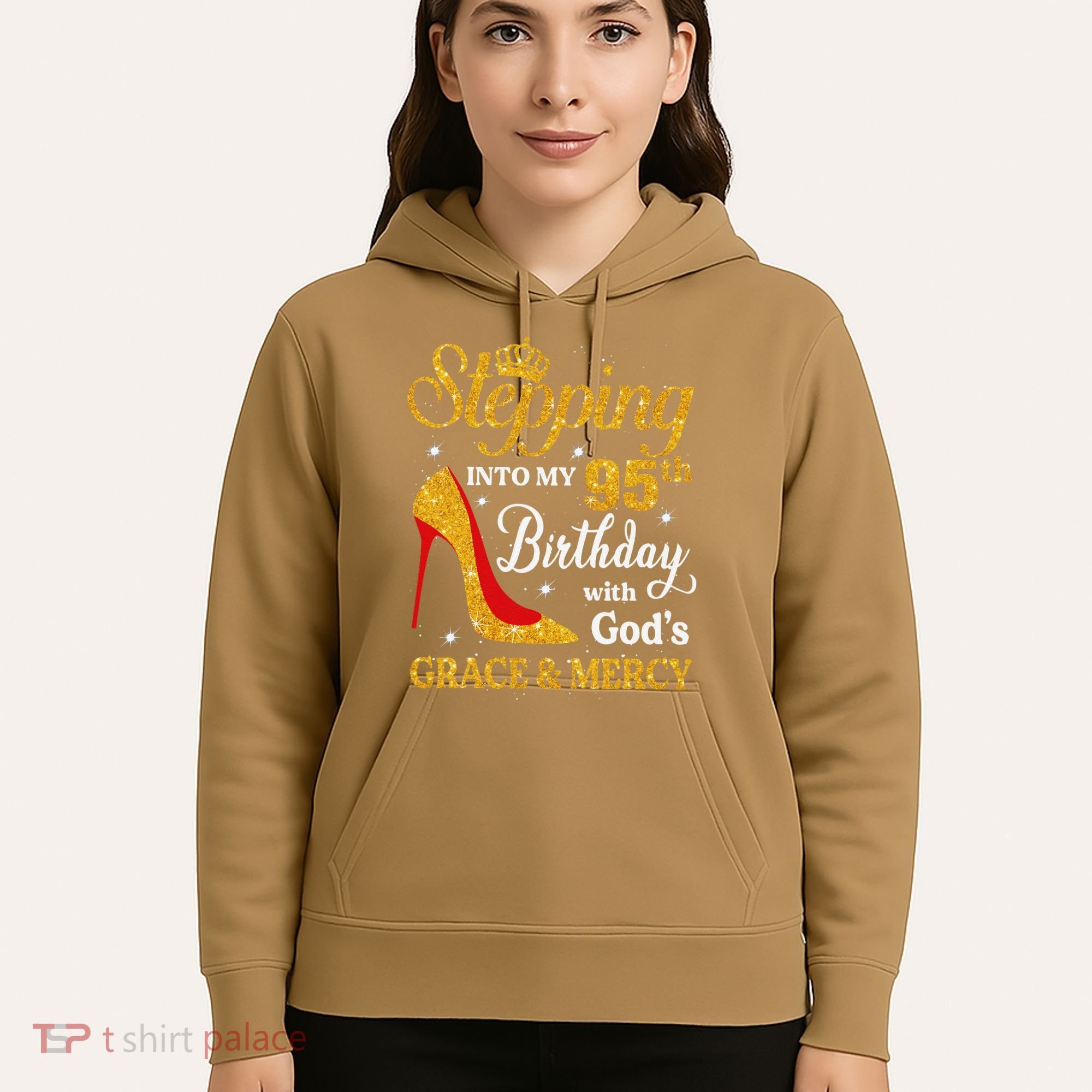 Stepping Into My 95th Birthday Gift Women 95 Year Old Hoodie