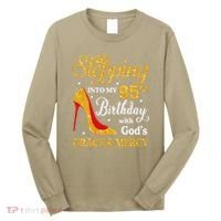 Stepping Into My 95th Birthday Gift Women 95 Year Old Long Sleeve Shirt thumb 0