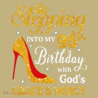 Stepping Into My 95th Birthday Gift Women 95 Year Old Mousepad thumb 1