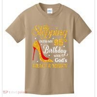 Stepping Into My 95th Birthday Gift Women 95 Year Old Kids T-Shirt thumb 0