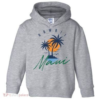 Summer In Maui Hawaii Toddler Hoodie