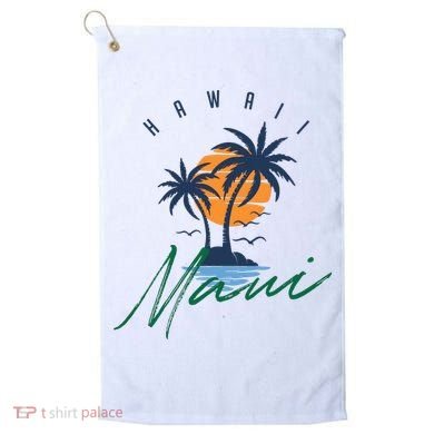 Summer In Maui Hawaii Golf Towel