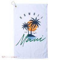 Summer In Maui Hawaii Golf Towel thumb 0