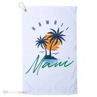Summer In Maui Hawaii Golf Towel thumb 0