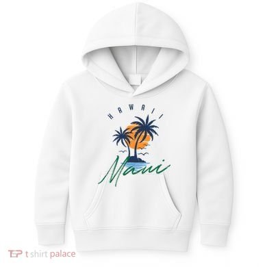 Summer In Maui Hawaii Kids Hoodie