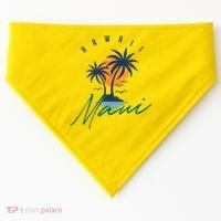 Summer In Maui Hawaii USA-Made Doggie Bandana thumb 0