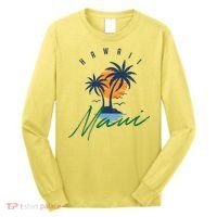Summer In Maui Hawaii Long Sleeve Shirt thumb 0
