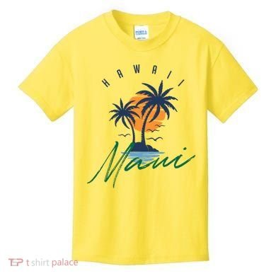 Summer In Maui Hawaii Kids T-Shirt