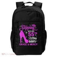 Stepping Into My 55th Birthday With God's Grace And Mercy Backpack thumb 0