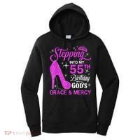 Stepping Into My 55th Birthday With God's Grace And Mercy Women's Hoodie thumb 0