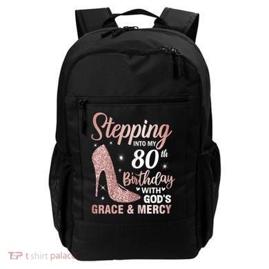 Stepping Into My 80th Birthday 80 Year Old Bday Backpack