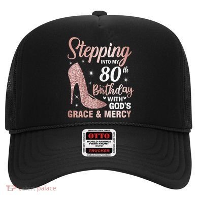 Stepping Into My 80th Birthday 80 Year Old Bday Hat