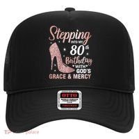 Stepping Into My 80th Birthday 80 Year Old Bday Hat thumb 0