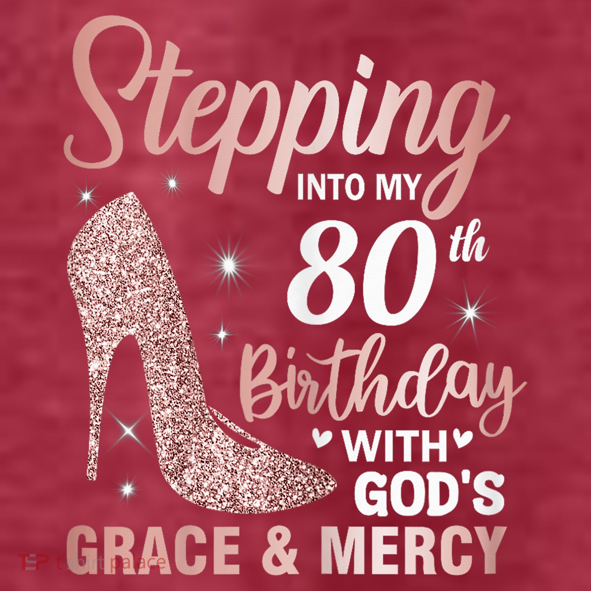 Stepping Into My 80th Birthday 80 Year Old Bday Women's T-Shirt