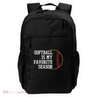 Softball Is My Favorite Season Backpack thumb 0