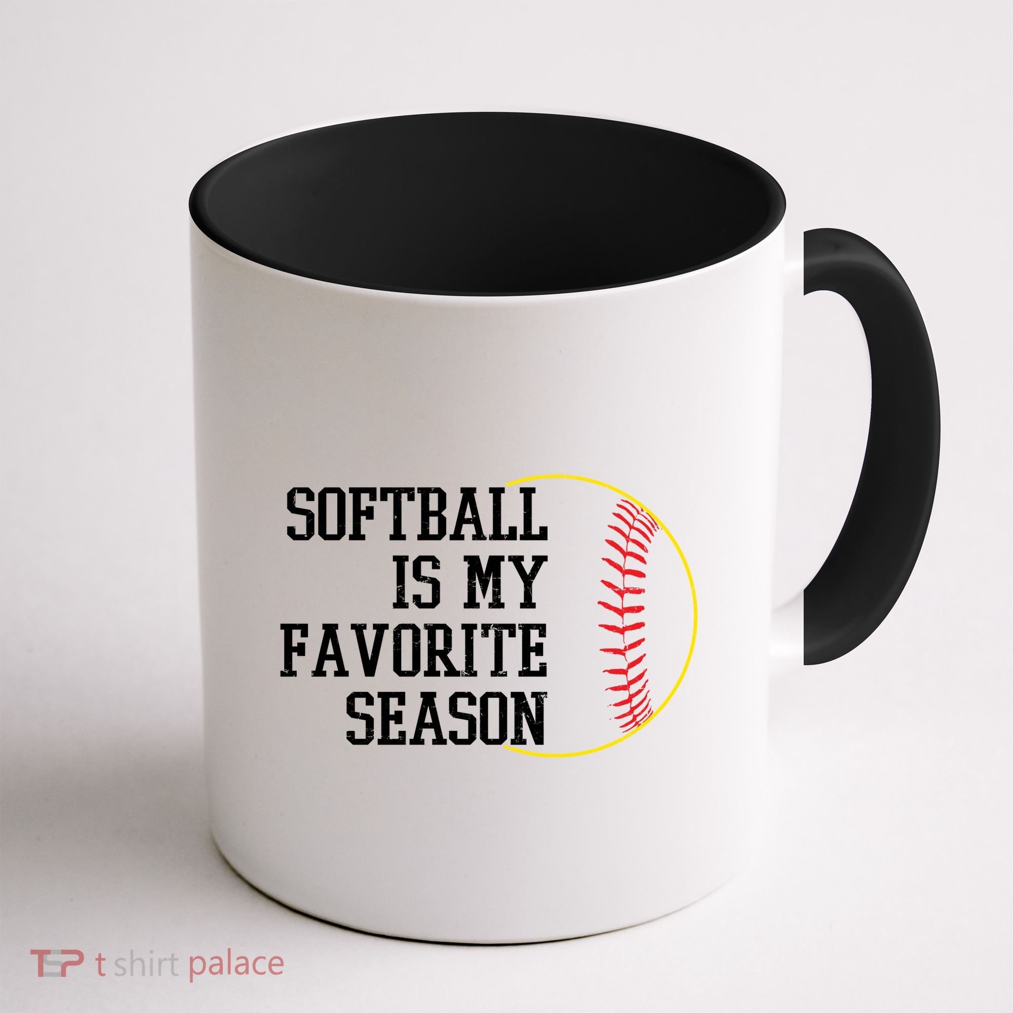 Softball Is My Favorite Season Coffee Mug
