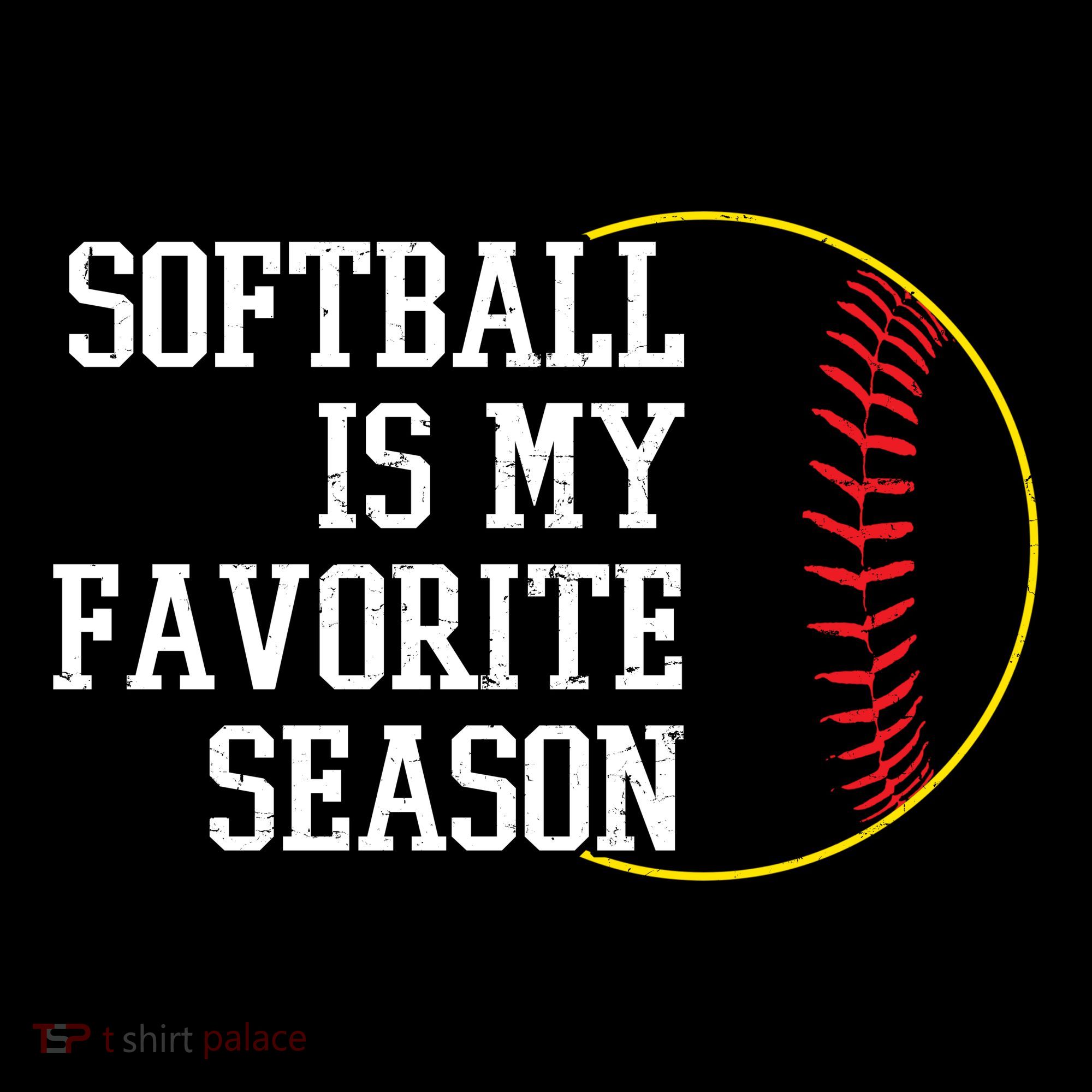 Softball Is My Favorite Season Ornament