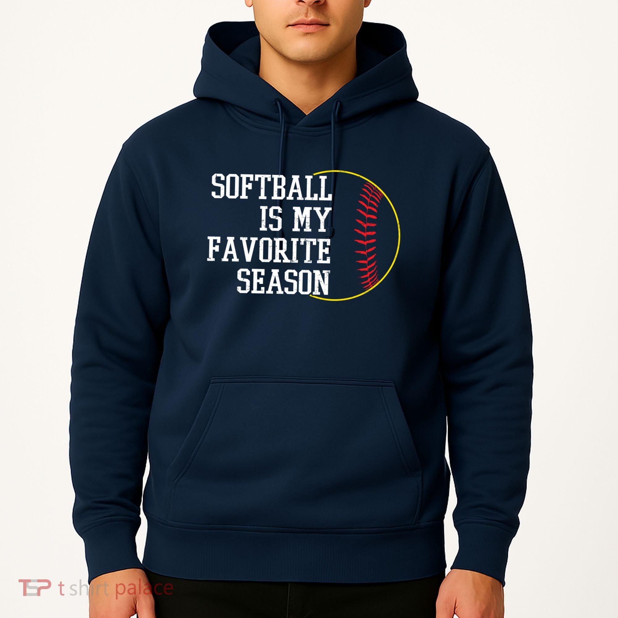 Softball Is My Favorite Season Hoodie