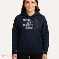 Softball Is My Favorite Season Hoodie thumb 5