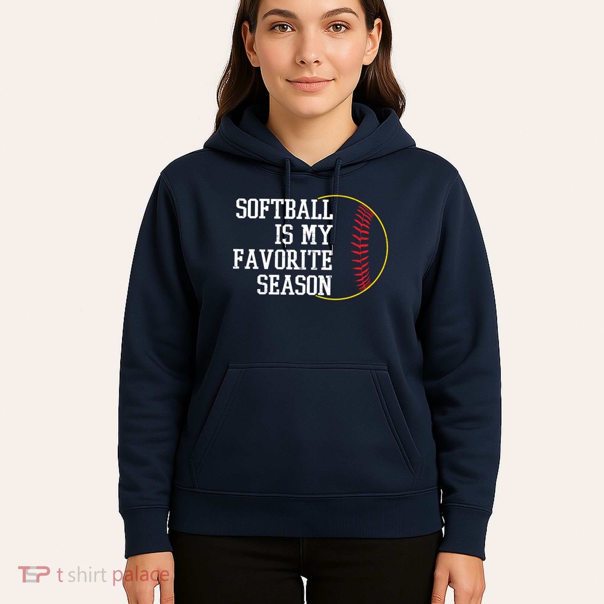 Softball Is My Favorite Season Hoodie