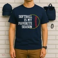 Softball Is My Favorite Season T-Shirt thumb 6