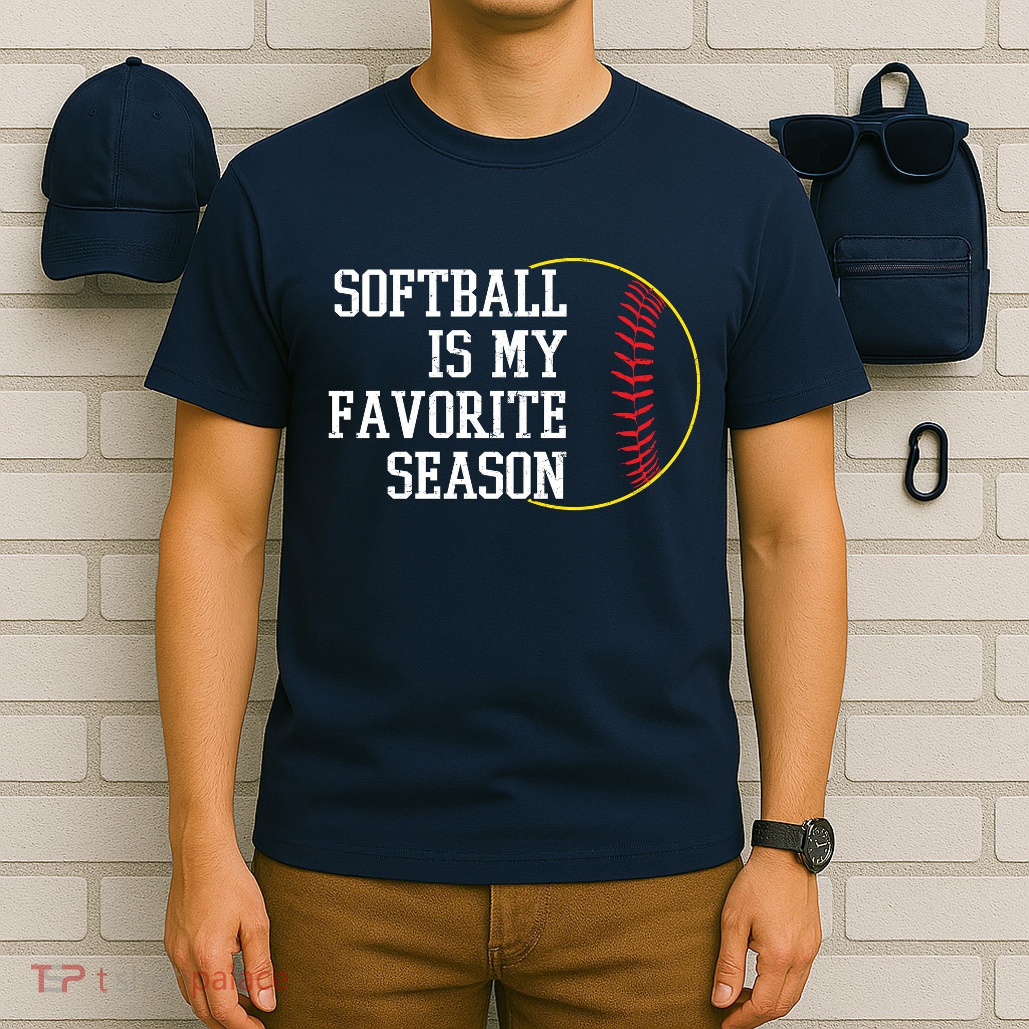 Softball Is My Favorite Season T-Shirt