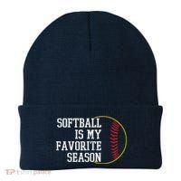 Softball Is My Favorite Season Beanie thumb 0