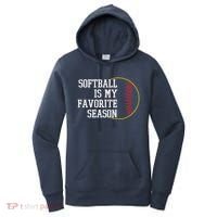 Softball Is My Favorite Season Women's Hoodie thumb 0