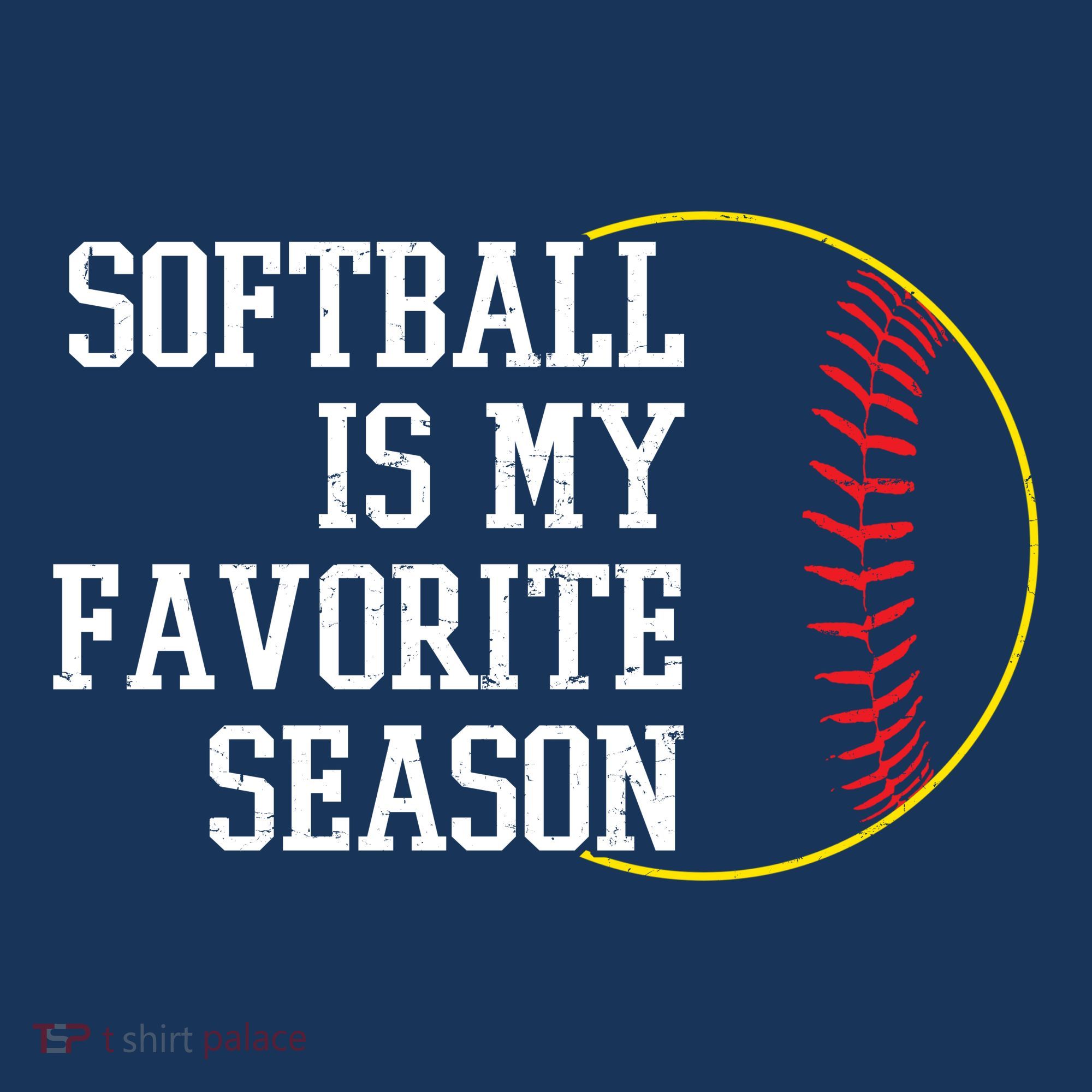 Softball Is My Favorite Season Mousepad