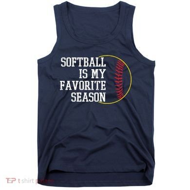 Softball Is My Favorite Season Tank Top