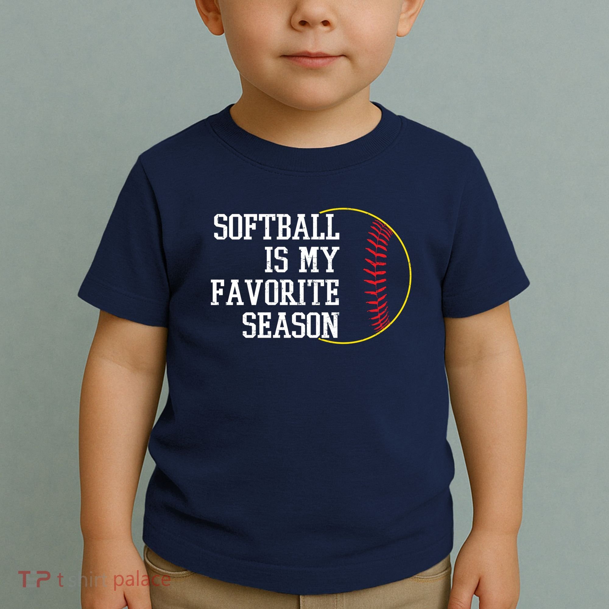 Softball Is My Favorite Season Toddler T-Shirt